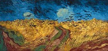 Van Gogh, Korenveld met kraaien